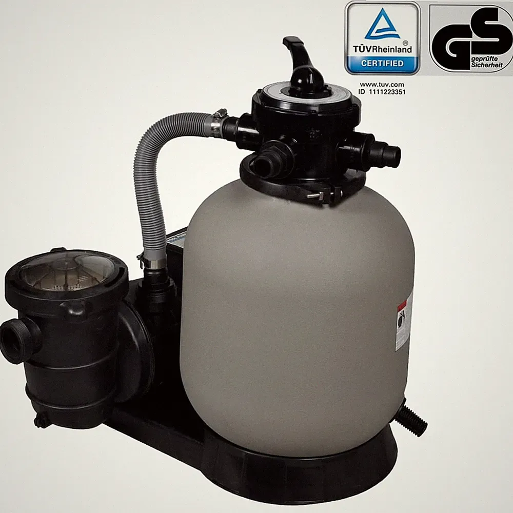 1/2x Sandfilterpumpe 600W Sandfilteranlage Filterkessel Poolfilter Filterpumpe