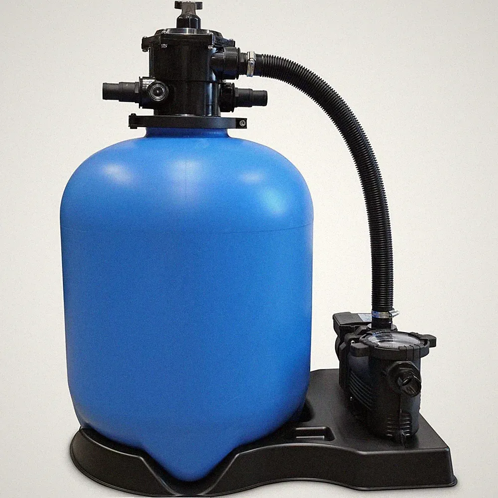 10m³/h Pool Sandfilter ECO Ø 500 Kessel SPS 585 Pumpe bis 45m³ Pool Filteranlage