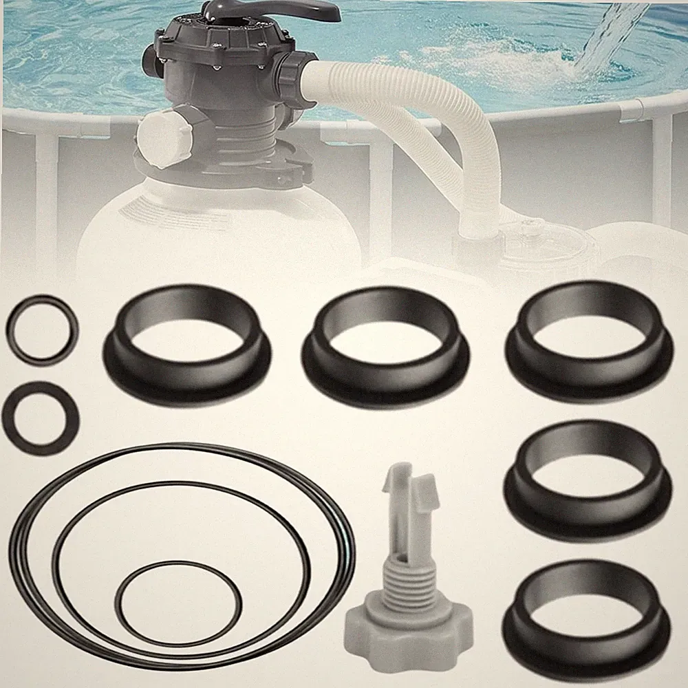 12er Set Sandfilterpumpe Ersatzteile für Intex Pool Sandfilterpumpen Dichtungen