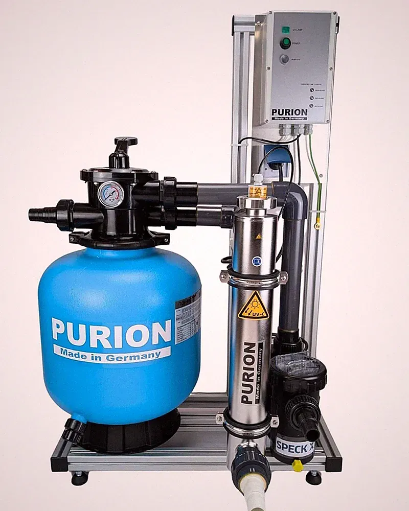 3 in 1 Poolfilter Anlage PURION 40 Komplettsystem Pumpe Sandfilter UV