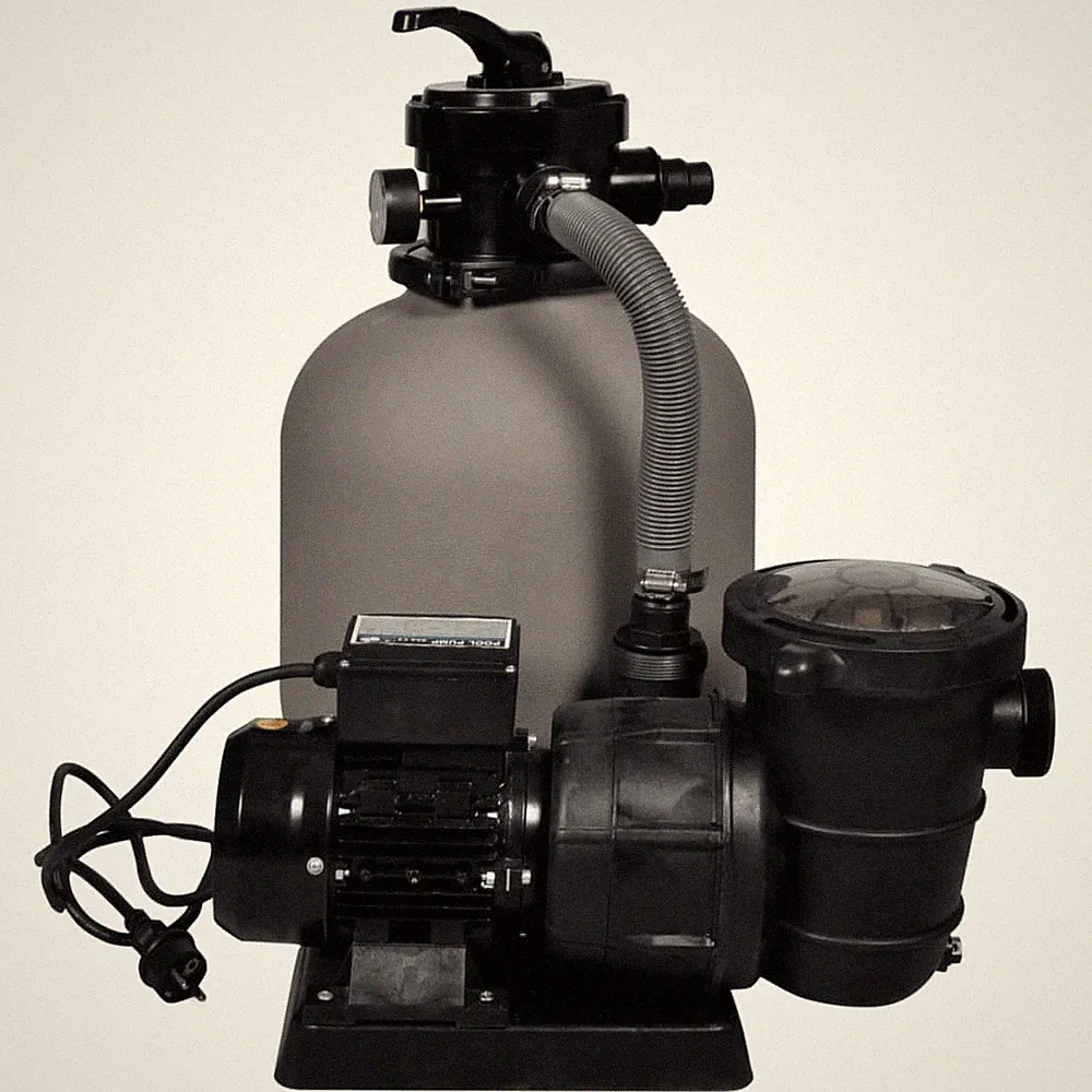 600W Sandfilteranlage Pool Filteranlage Sandfilter Pool Filterpumpe 17000 L/h