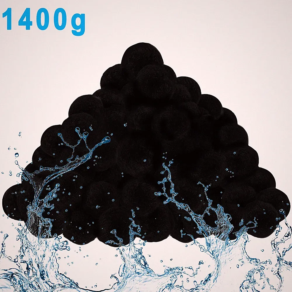 700/1400/2100g Filter Balls für Pool Recyclebar Filterbälle Waschbar Filterpumpe