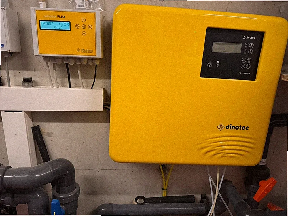 Außenpool Sandfilter und Dosieranlage mit automatischer Rückspülung - Neuwertig