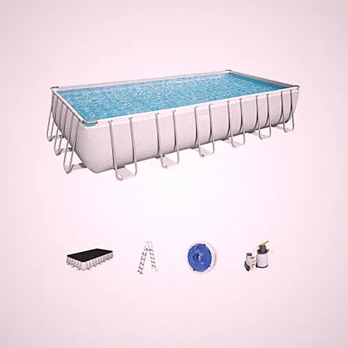 Bestway 56475 Schwimmbad mit Rahmen Power Steel 732x366x132 cm Sandpumpe