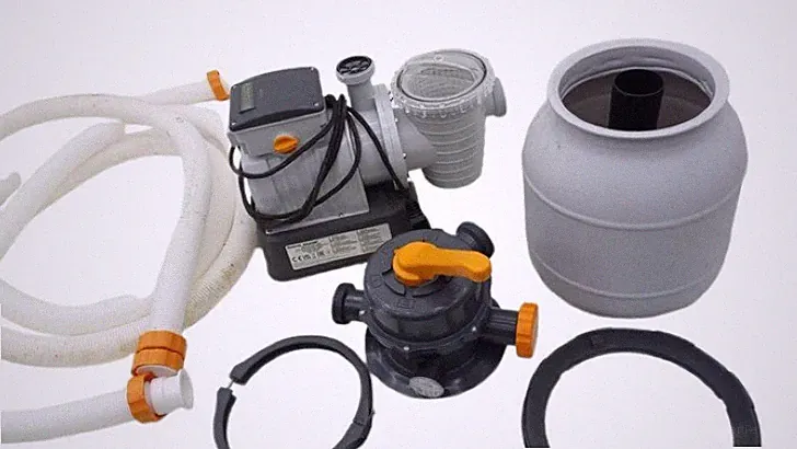 Bestway 58497 Flowclear Sandfilteranlage 230W 6056 L/h Pool Filterpumpe