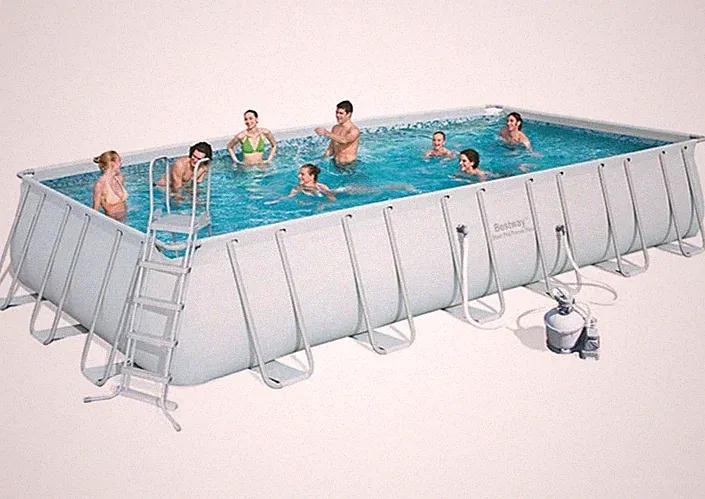 Bestway MEGA POOL Power Steel 732x366x132cm Sandfilterpumpe, Leiter usw. NEU !!!