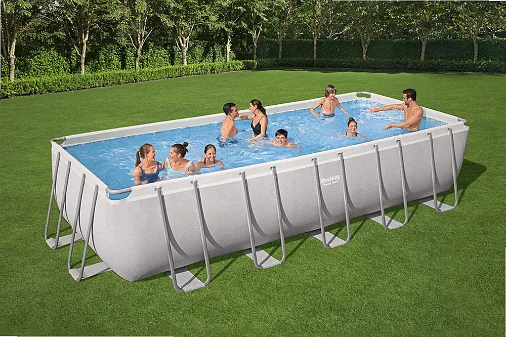Bestway MEGA Pool Power Steel KOMPLETT-SET 640x274x132cm+Pumpe,Leiter,Plane NEU!