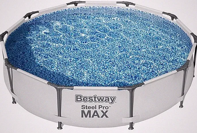 Bestway Pool, Modell Steel Pro MAX Ø 305x76cm mit Sandfilterpumpe und Zubehör
