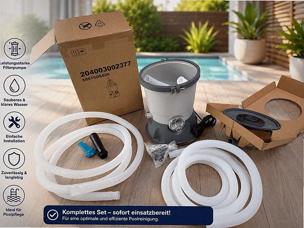Bestway Sandfilter Poolpumpe – Modell 58515