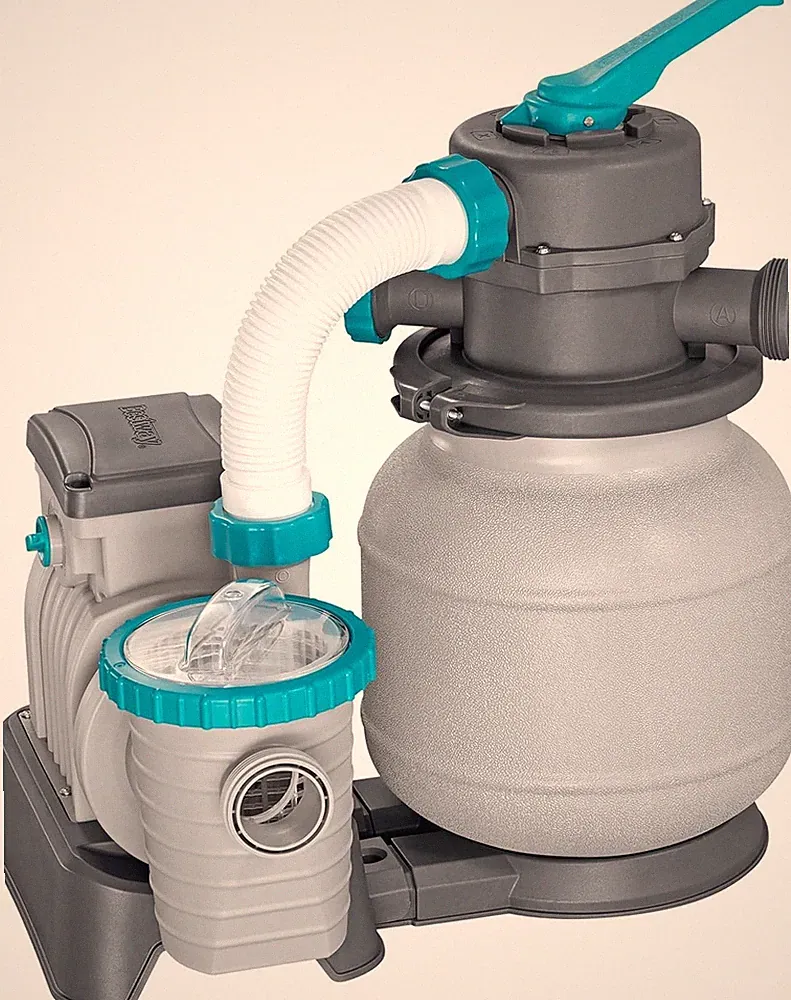 BESTWAY Sandfilterpumpe Sandfilteranlage Poolpumpe 5.678 l/h Filterpumpe 58497