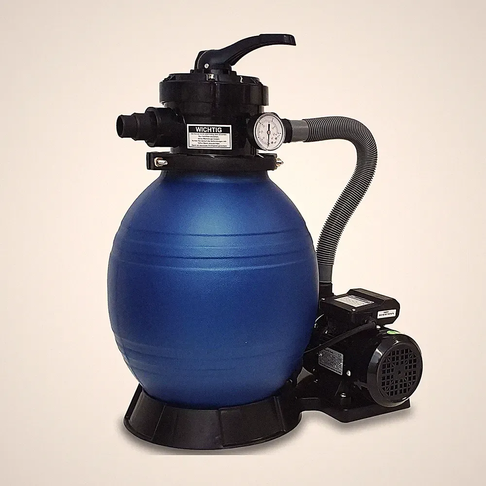 DMS® Sandfilterpumpe Sandfilteranlage Poolfilter 10200 l/h Filterkessel 4-Wege