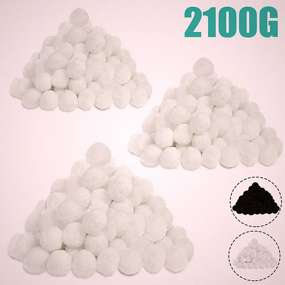 Filter Balls für Pool Sandfilter 700~2100g Quarzsand Filtersand Filterbälle Pro