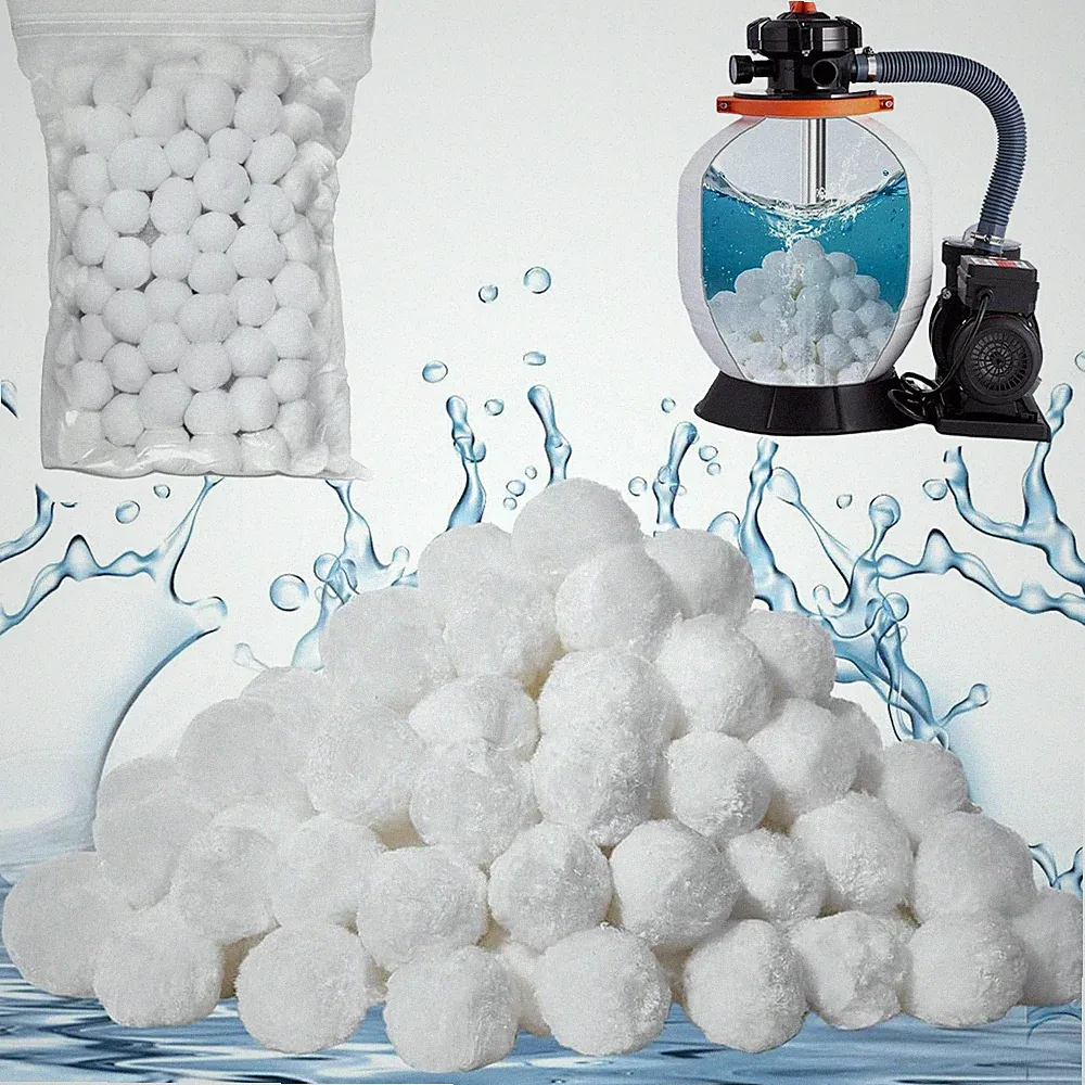 Filter Balls Pool Filterbälle für Sandfilter Poolpumpe ersetzen Filtersand 700g