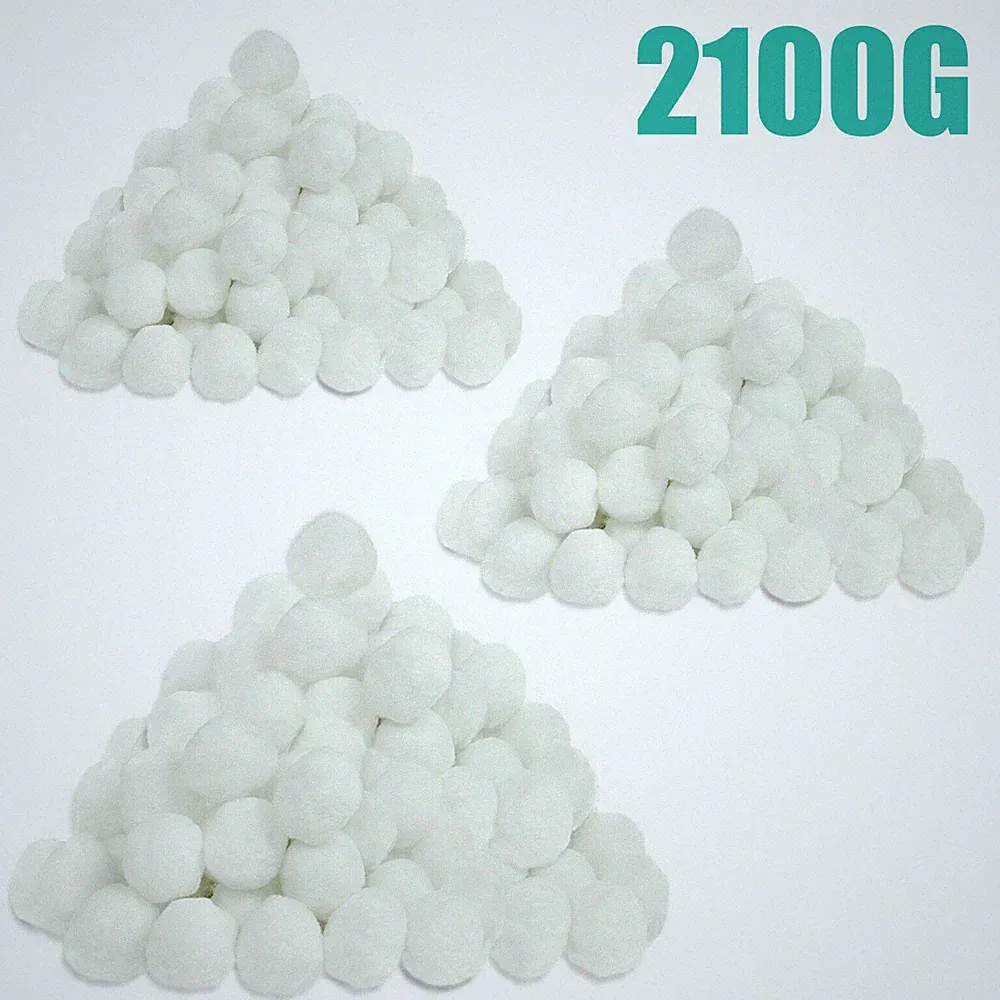 Filterbälle Filterwatte für Pool Aquarium Ersetzen Sandfilter 700/1400/2100g DE