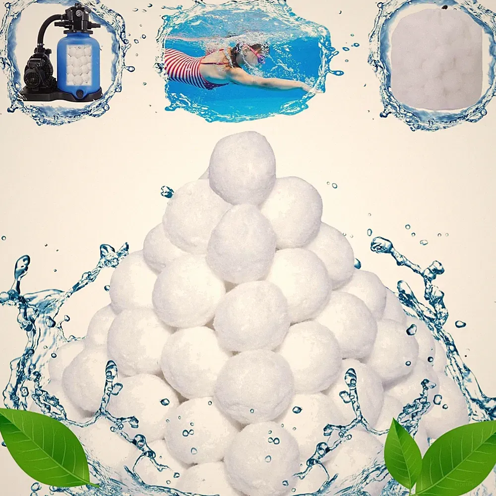Filterbälle Pool Sandfilteranlage Wiederverwendbar 700g, Aquarium, Schwimmbad