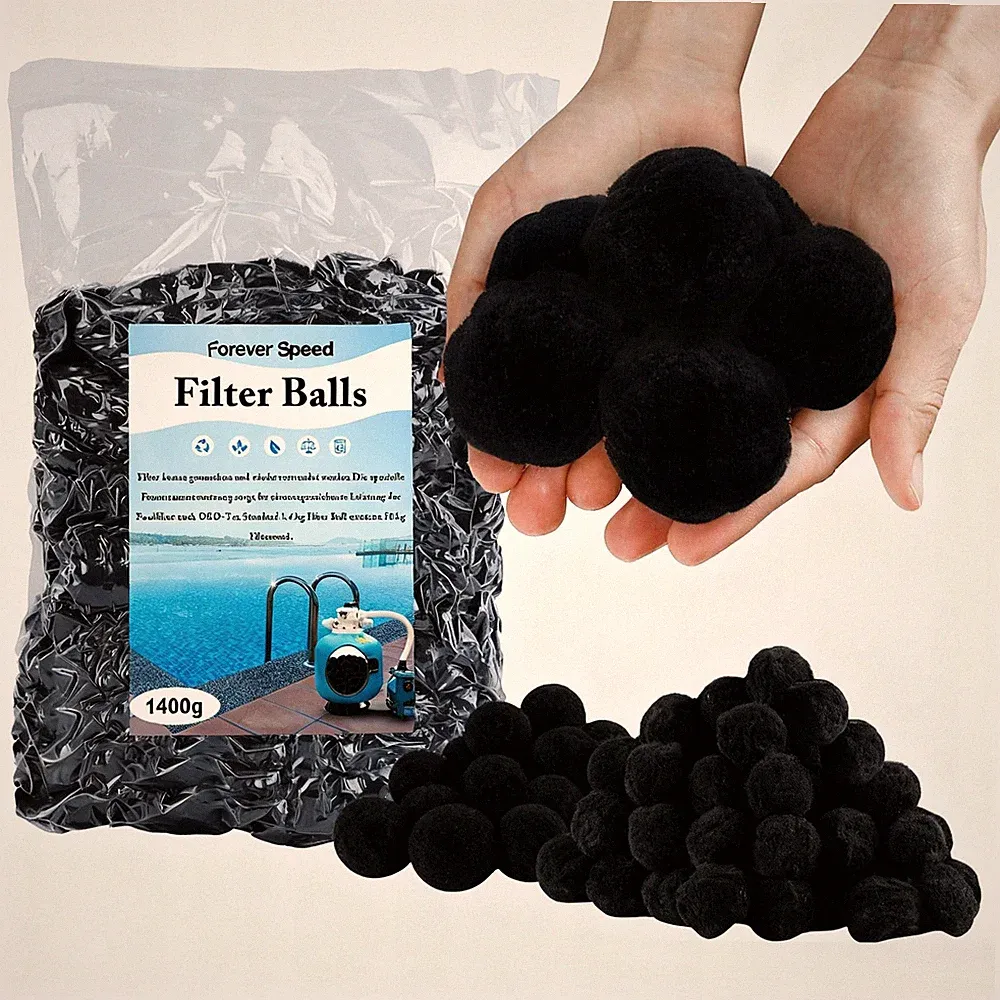 Filterballs 1400g Pool Filterbälle ersetzen 50kg Filtersand für sandfilteranlage