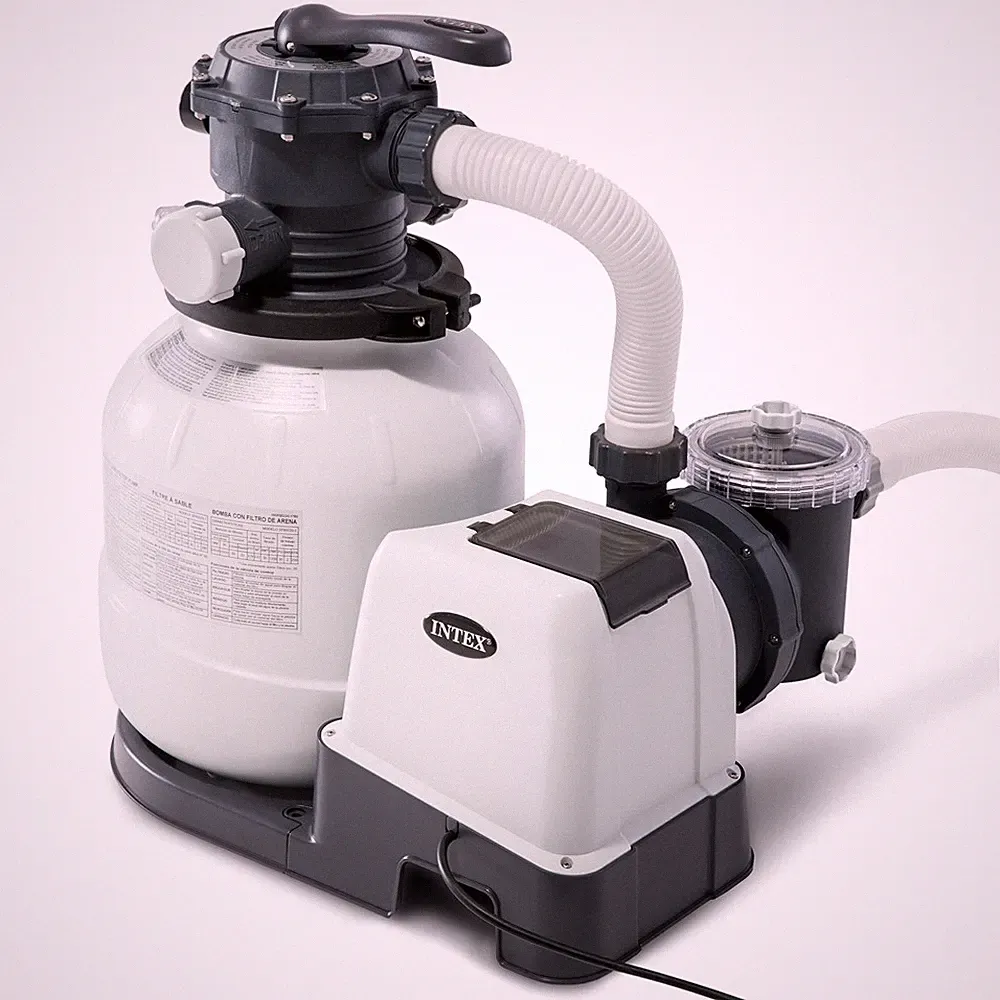 INTEX Sandfilter 7,9m³ Sandfilteranlage SX2100 Plus Pumpe Pool mit Wifi APP