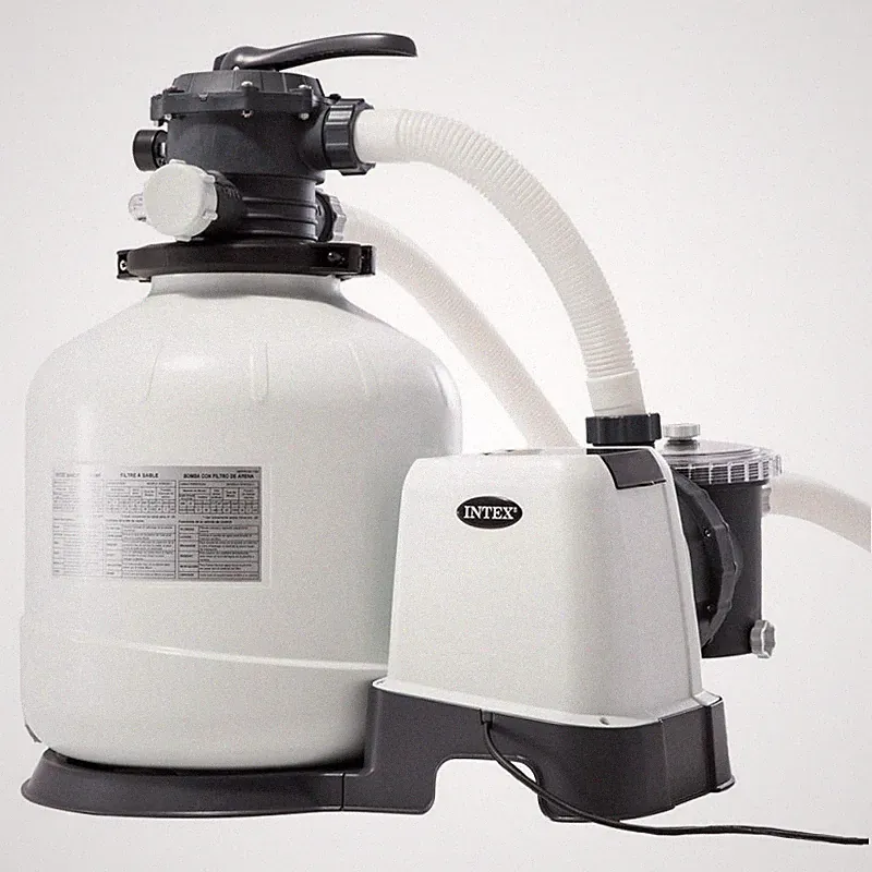 Intex Sandfilteranlage 12m3 Poolpumpe 550W Filterpumpe Sandfilter Filterkessel