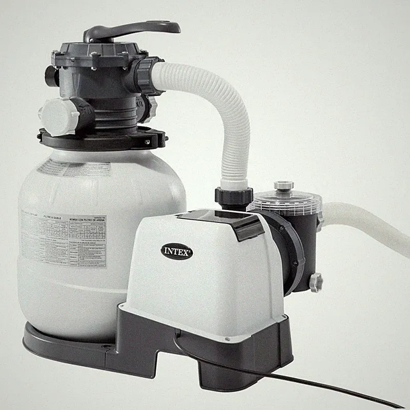 Intex Sandfilteranlage 7.900L/H 250W Poolpumpe Filterpumpe Sandfilter Ø305mm