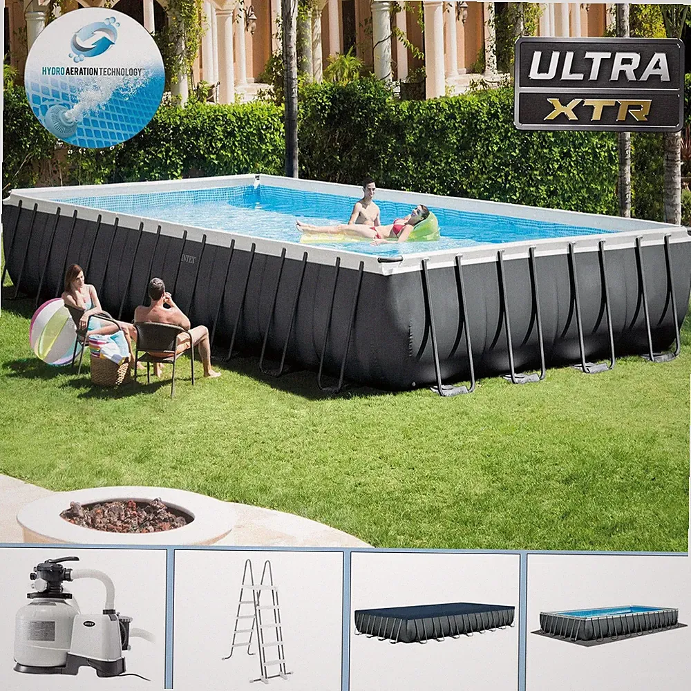 Intex Swimmingpool XTR Ultra Frame Pool Set 975 x 488 x 132 cm 26374