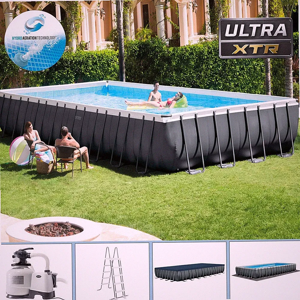 Intex Swimmingpool XTR Ultra Frame Pool Set 975 x 488 x 132 cm 26374