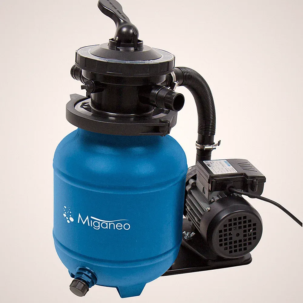Miganeo Sandfilteranlage Dynamic 3,9-11,0 m³ Sandfilter Pool Filteranlage Pumpe