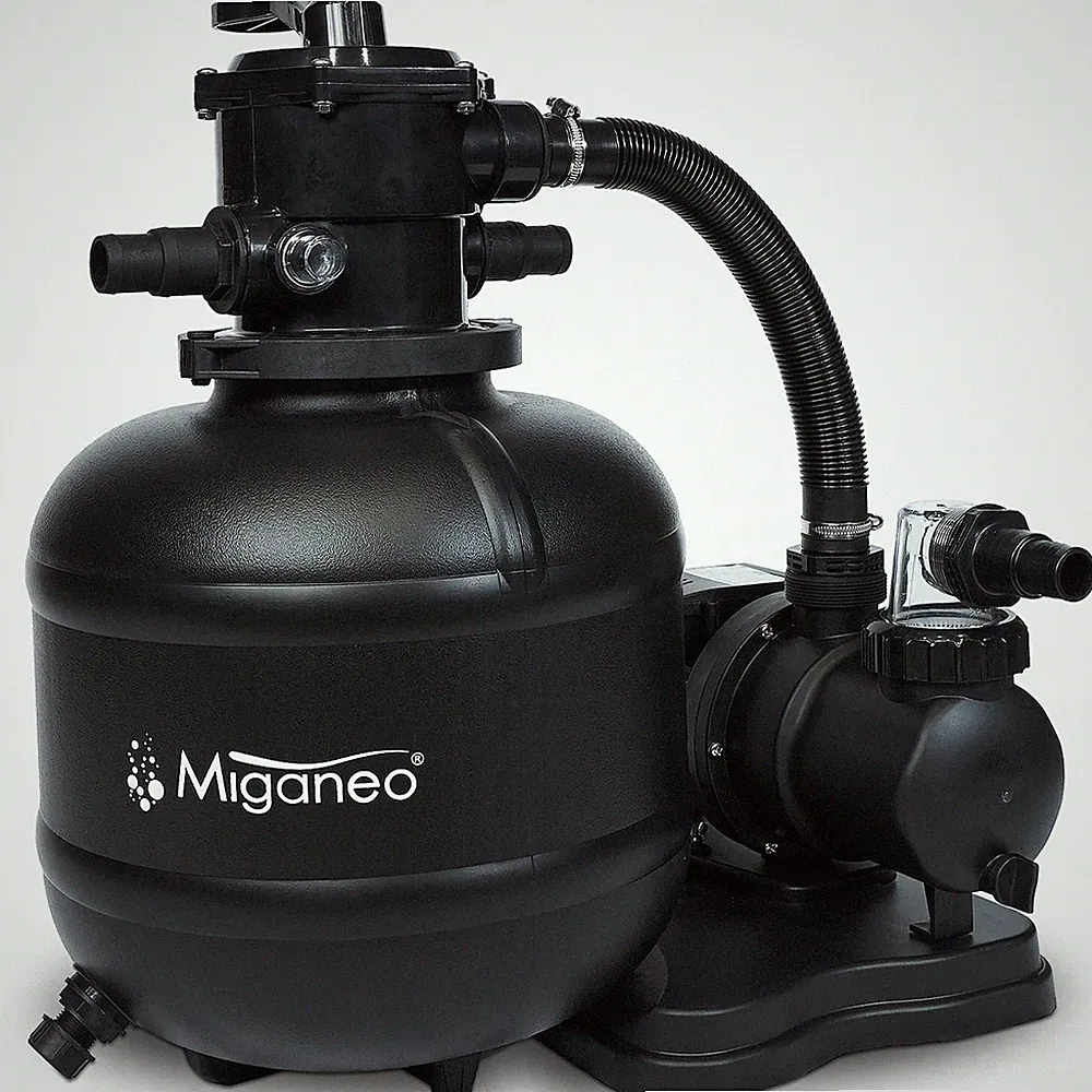 Miganeo Sandfilteranlage Dynamic 8000 Pro 8,0 m³ Sandfilter Pool Filteranlage