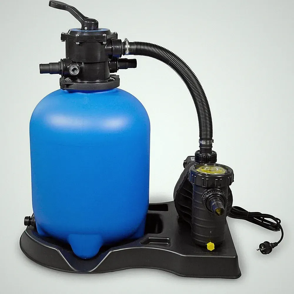 OKU Sandfilter Bali 300 mit Aqua Plus 4 bis 25m³ Pool Schwimmbad Filter Pumpe