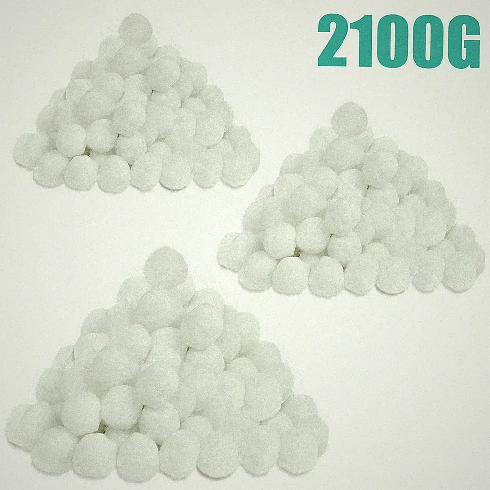 Pool Filterbälle Filtermaterial Filter Balls Ersetzen Filtersand 700/1400/2100g