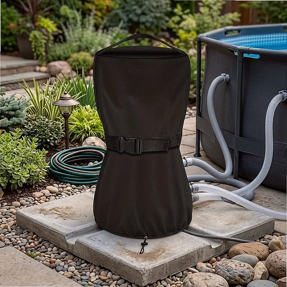 Pool Pumpenabdeckung - Oxford Tuch wasserdichter Schutz für Outdoor Sandfilter