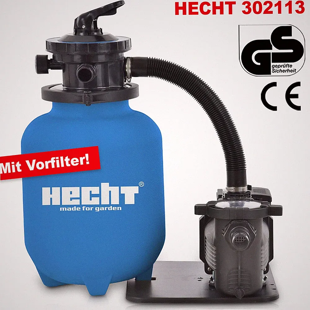 Sandfilter Anlage Pool Filter Kessel Balls Bälle Druckmanometer Mehrwegeventil