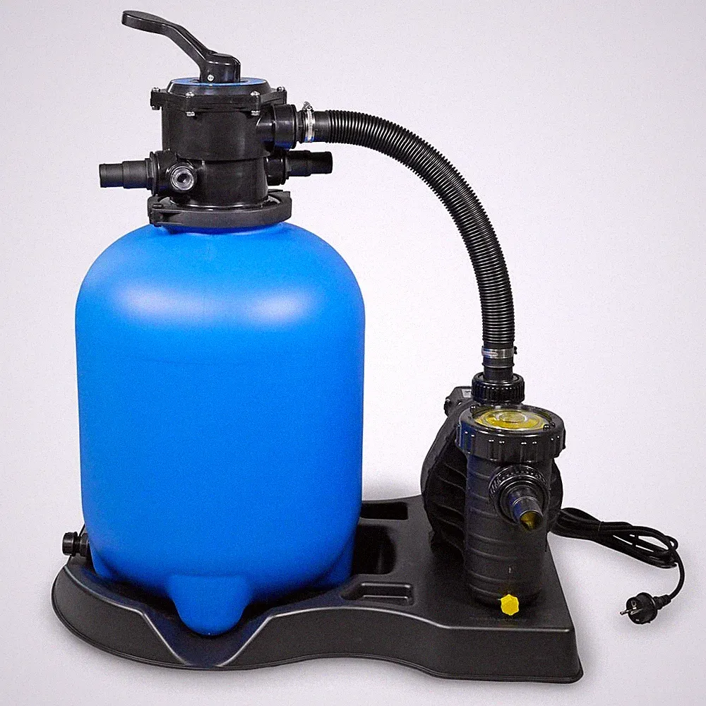 Sandfilter Bali 300 mm Aqua Plus 6 Poolpumpe 6-Wege-Ventil Aufstellpool 30m³