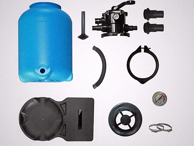 Sandfilter Poolfilter ECO Top Mount Ø 400 mm ohne Pumpe OKU mit Zubehör