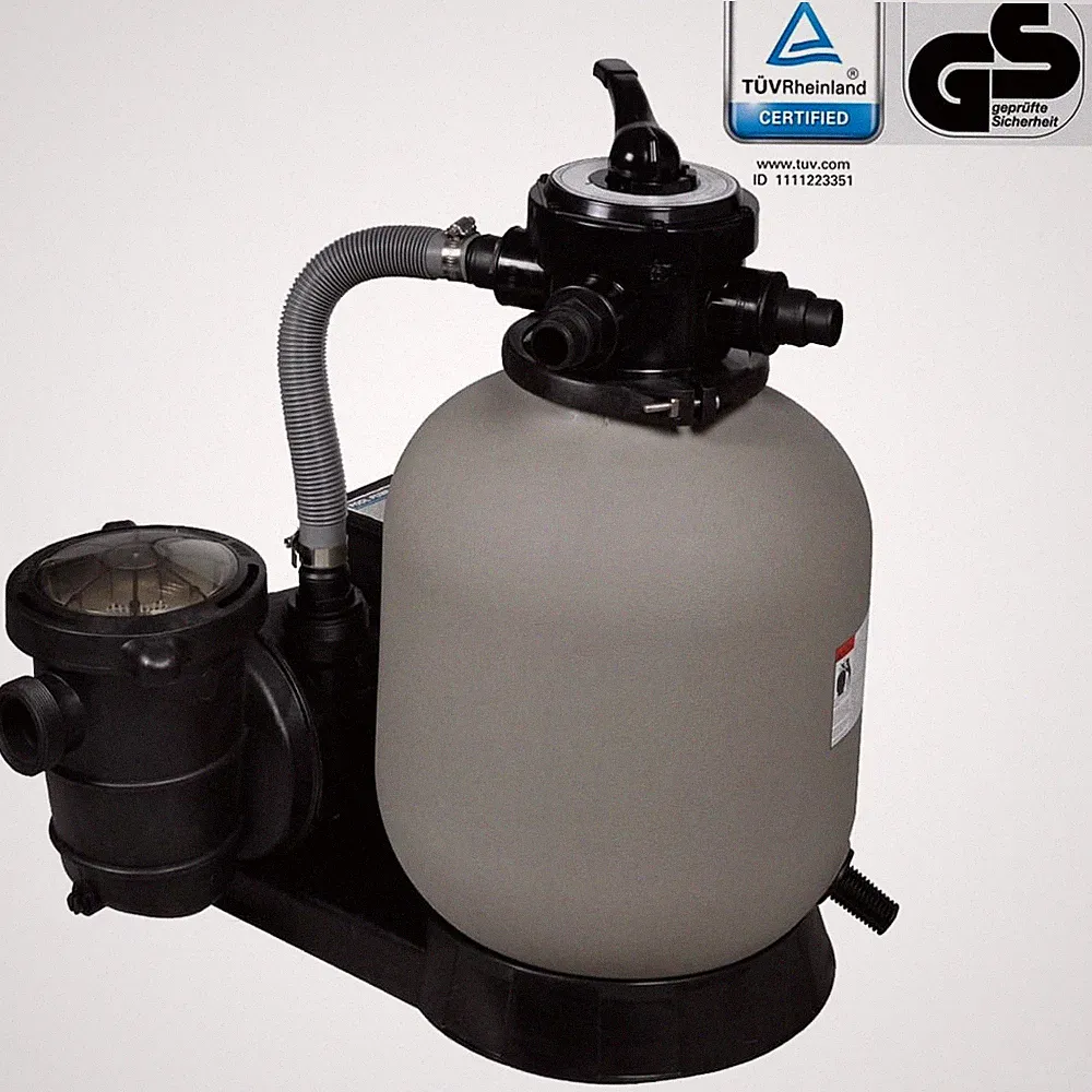 Sandfilterpumpe 600W 17000L/h Sandfilteranlage Filterkessel Poolfilter Pool