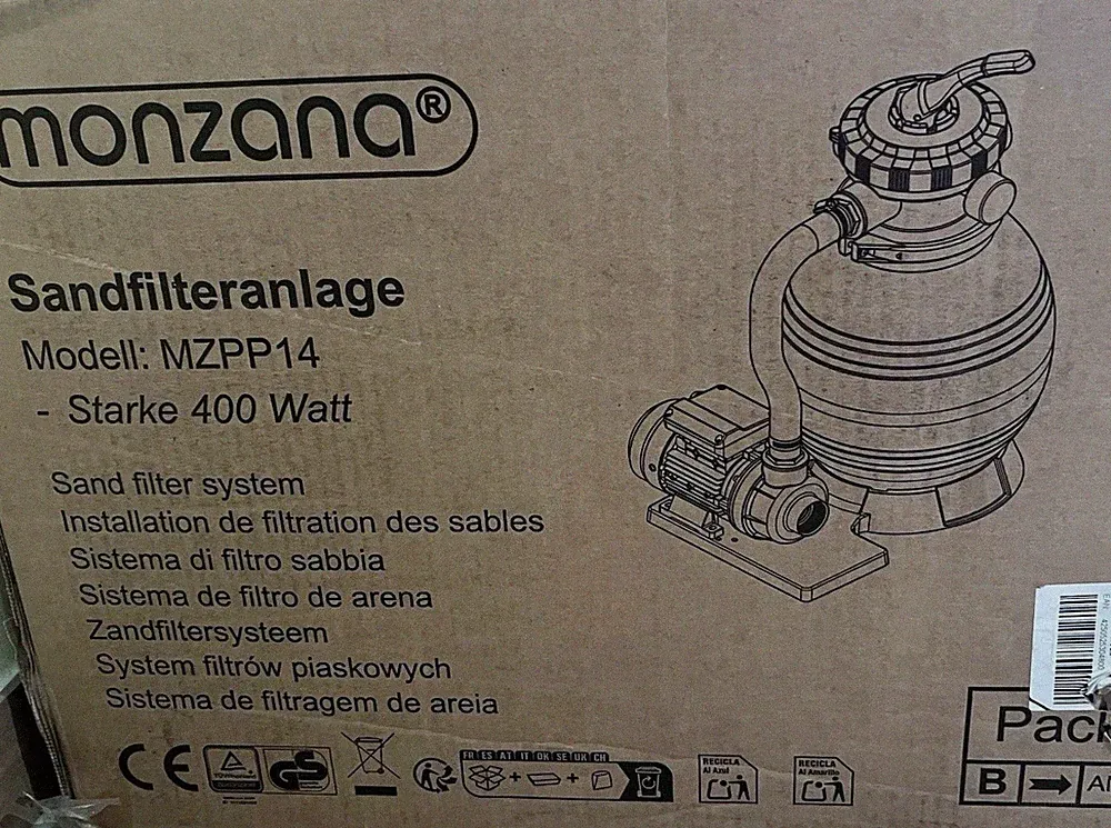 Sandfilterpumpe Monzana Sandfilterpumpe neu