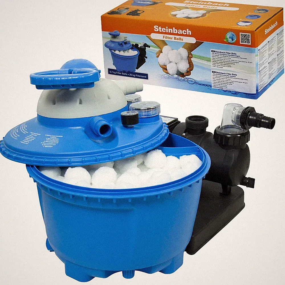 Steinbach Filter Balls Pool Bälle Filterbälle 700g für Sandfilteranlage