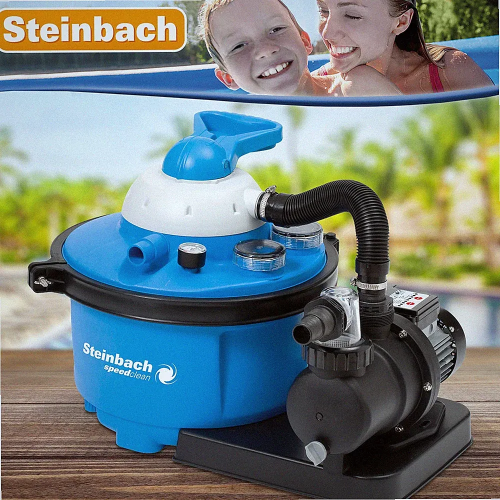 Steinbach Sandfilteranlage Comfort 50 Speed Clean 8,5 m³ Leistung Filterpumpe