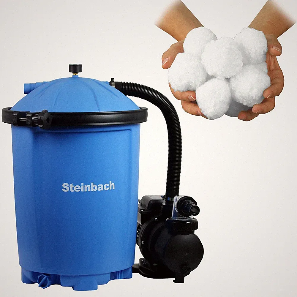 Steinbach Sandfilteranlage Comfort Active Balls Sandfilter Filter Pool Intex