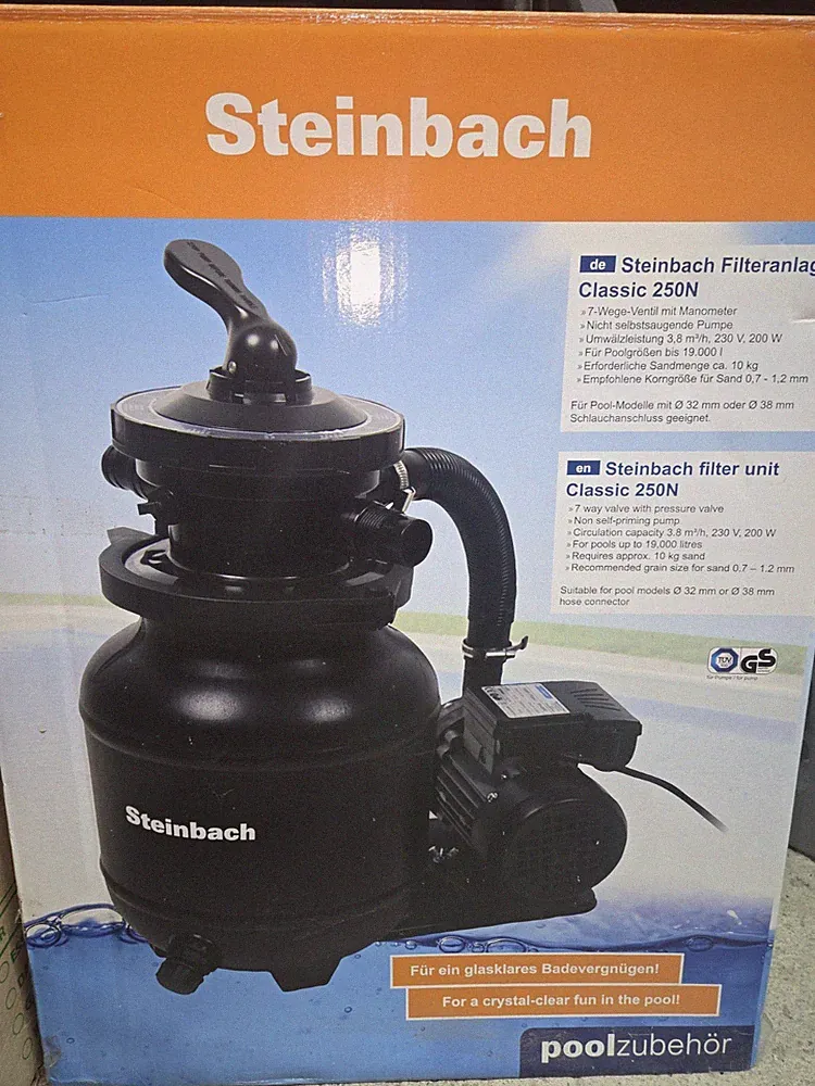 Steinbach Sandfilteranlage Speed Clean Comfort Classic Filter Pool 250N
