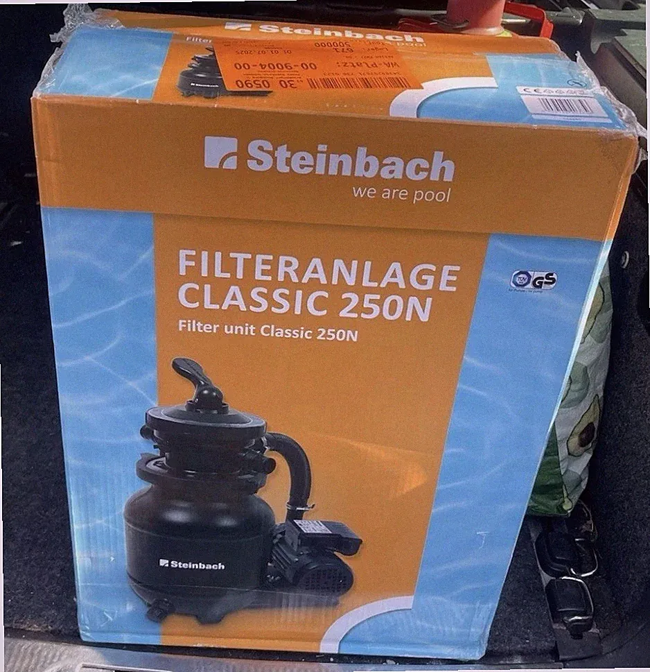 Steinbach Sandfilteranlage Speed Clean Comfort Classic Filter Pool 250N NEU OVP