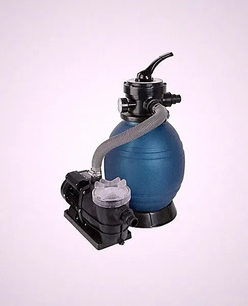 T.I.P. Schwimmbadfilter Set Spf 250 F Sandfilteranlage 400 W bis 6.000 l/h