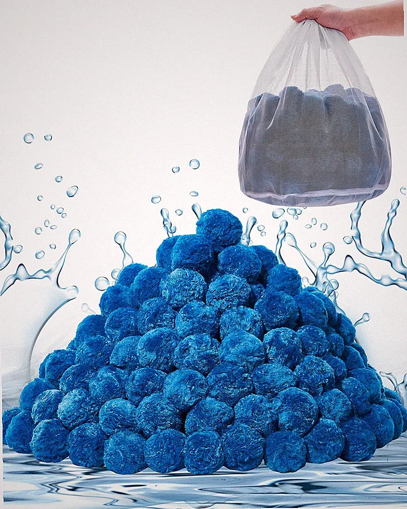 VEVOR Filter Balls Pool-Filterbälle für Sandfilterpumpe 1,42kg Schwimmbecken