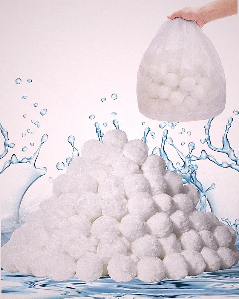 VEVOR Filter Balls Pool-Filterbälle für Sandfilterpumpe 1,56kg Schwimmbecken