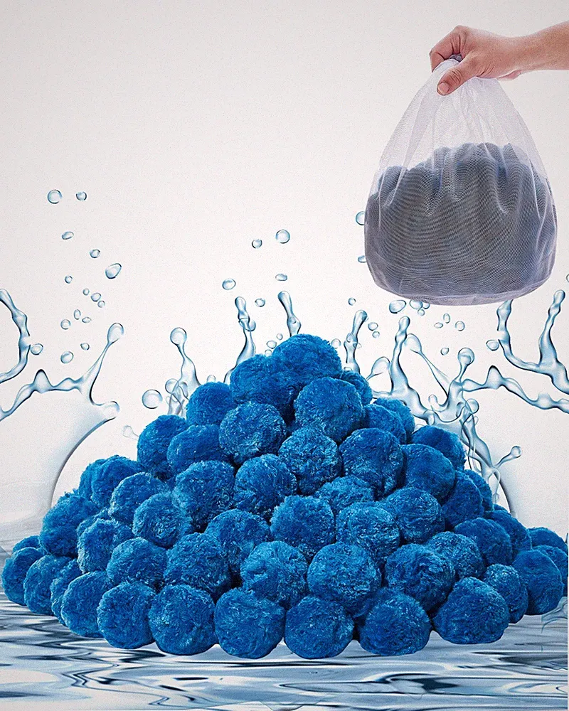 VEVOR Pool-Filterbälle für Sandfilterpumpe, Swimmingpool, 0,68 kg, blau