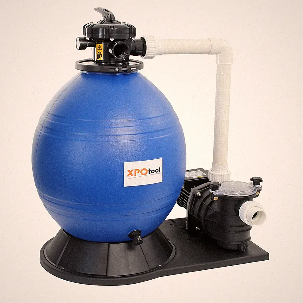 XPOtool Sandfilteranlage 750W 71l Filtertank 20000l/h Pool Pumpe Filterpumpe